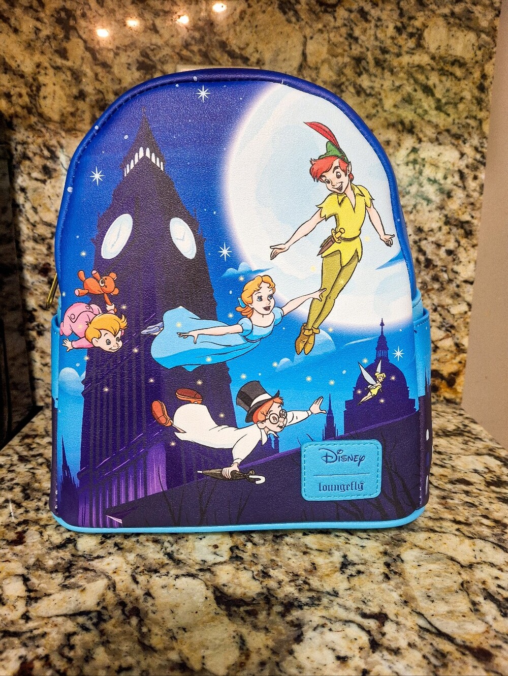 Disney Loungefly Peter Pan Mini Backpack - Blue